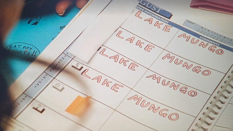 Lake Mungo written in Alice's diary