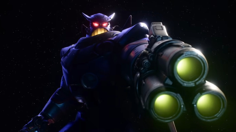 Zurg charging his blaster