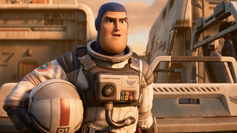 Buzz Lightyear in a flight suit