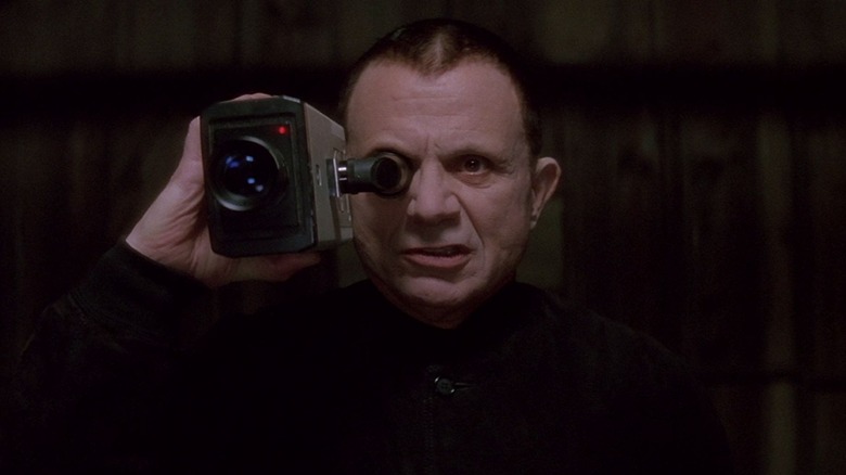 The Mystery Man makes a videotape in Lost Highway (1997)