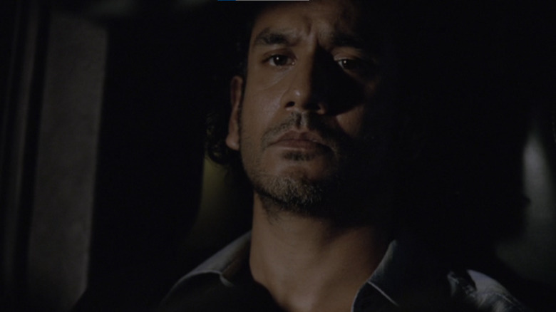 Sayid in Hurley's car