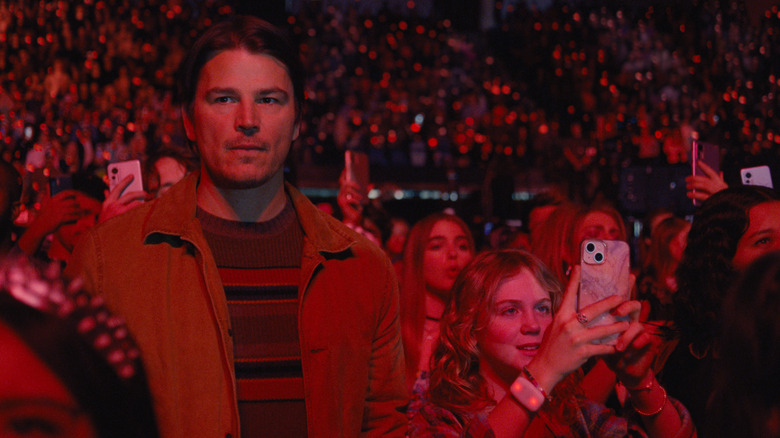 Cooper with Riley at concert