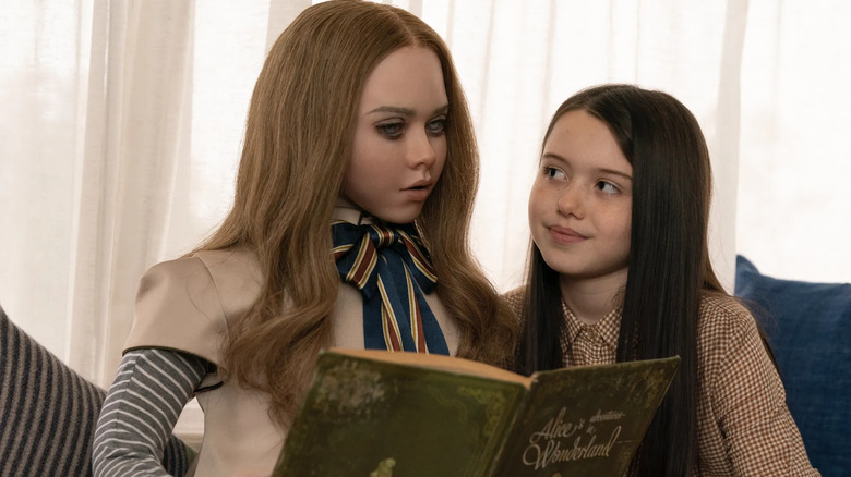 M3GAN reads Alice in Wonderland to Cady