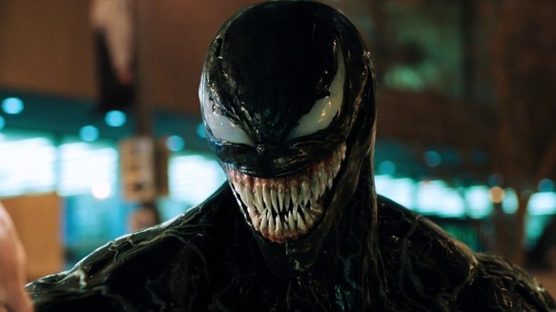 Venom grinning