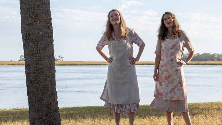 Gracie and Elizabeth standing smiling