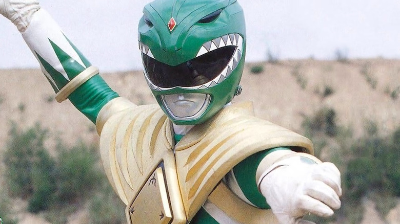 Tommy ready to fight as the Green Ranger