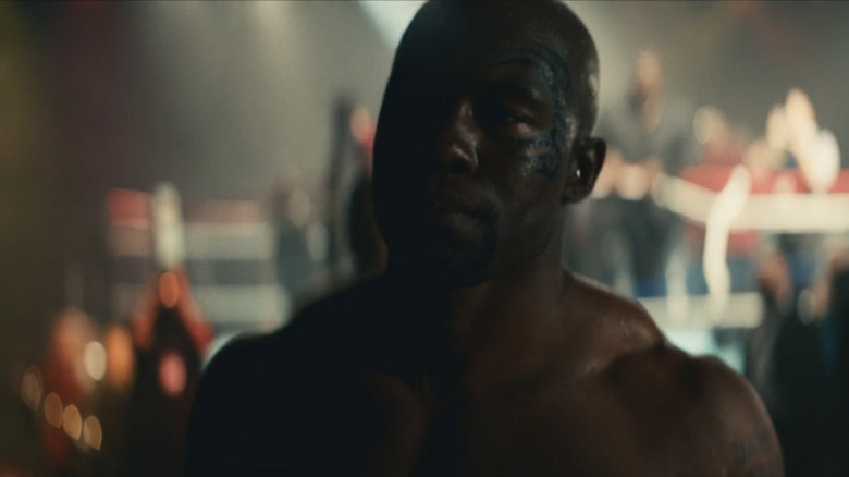 Trevante Rhodes leaves the ring as Mike Tyson in "Mike"