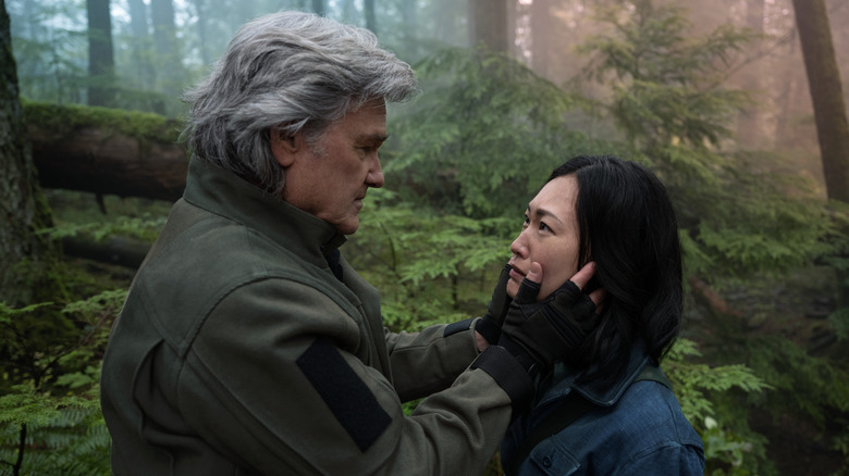 Shaw looks into Keiko's eyes