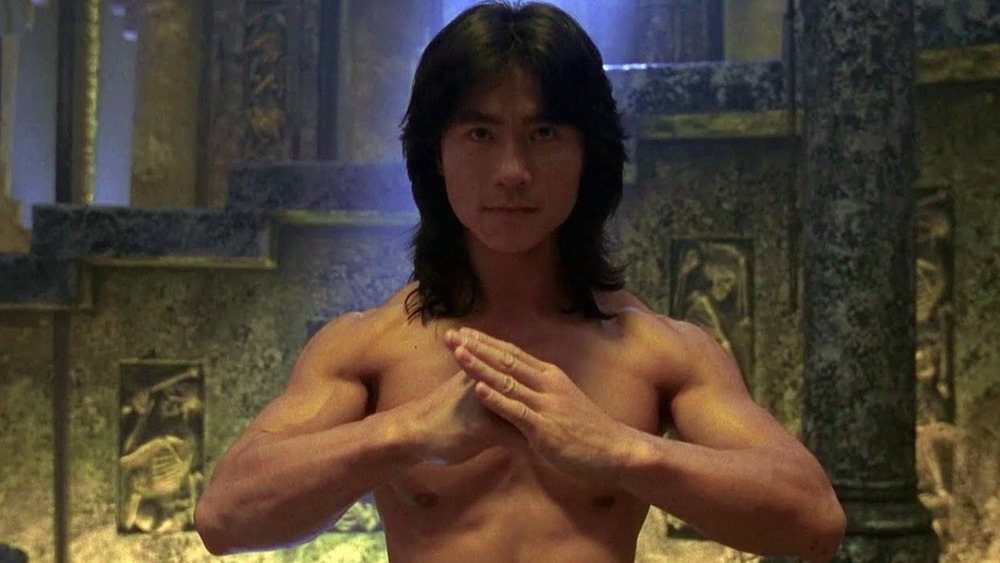Liu Kang during his fight with Shang Tsung