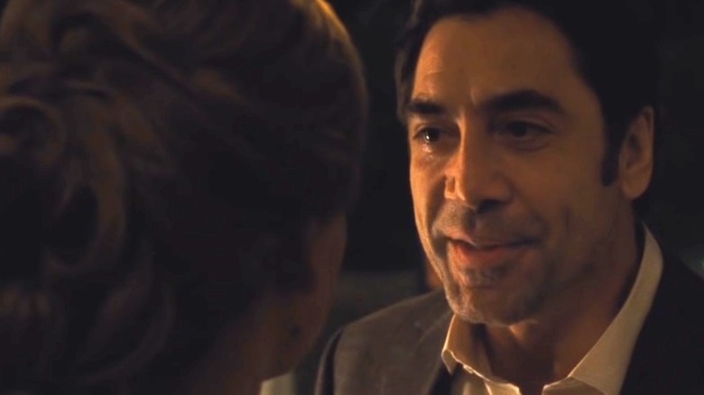 Javier Bardem smiling in mother! 