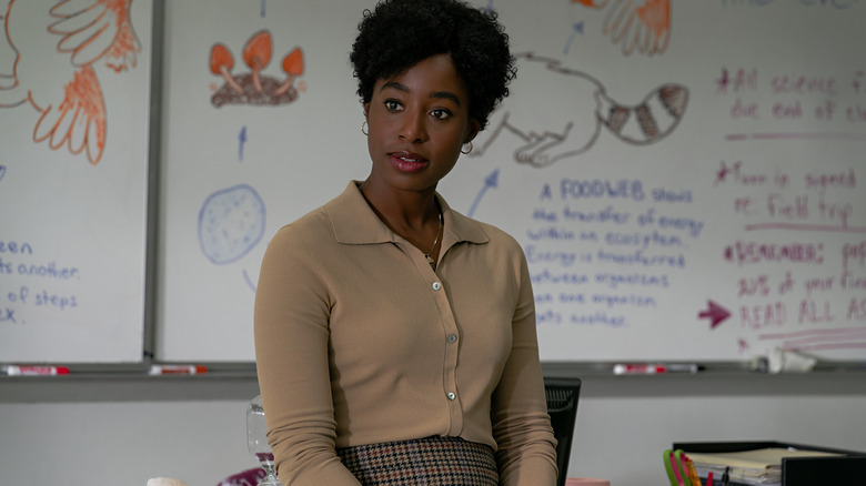 Kirby Howell-Baptiste teaching