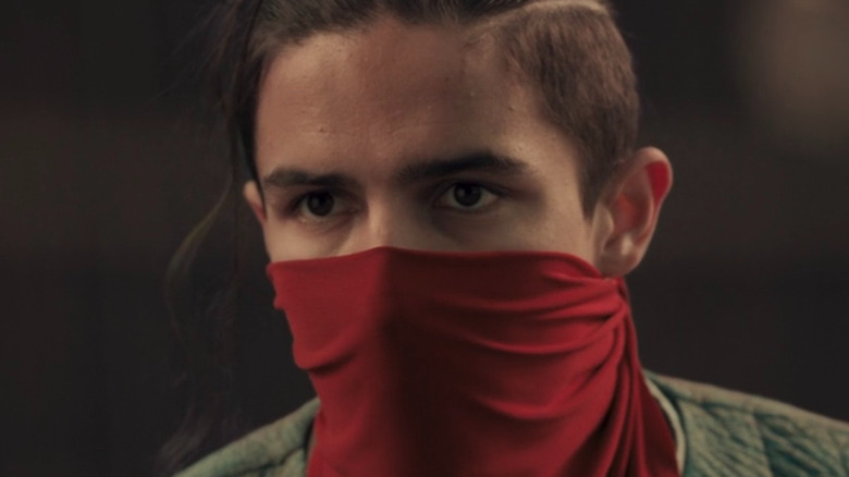 Aramis Knight scowls as Red Dagger in Ms. Marvel