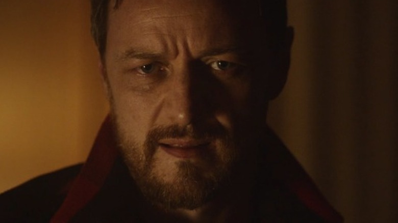 James McAvoy looking upset