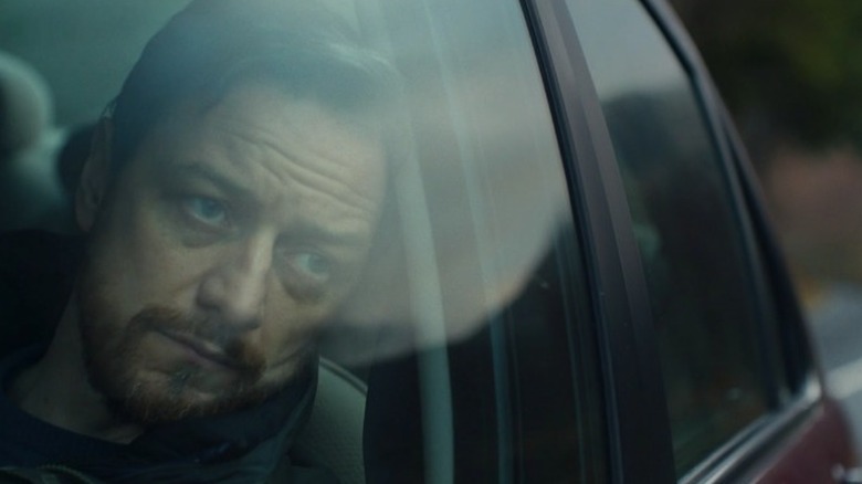 James McAvoy looking out window