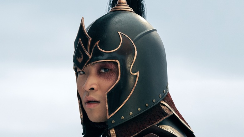 Zuko wearing armor