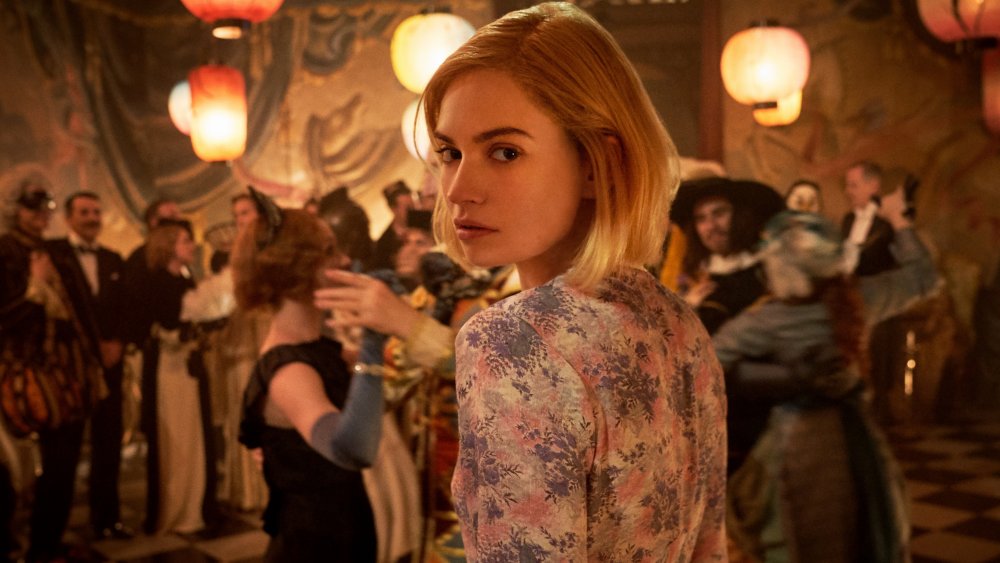 Lily James as Mrs. de Winter in Rebecca