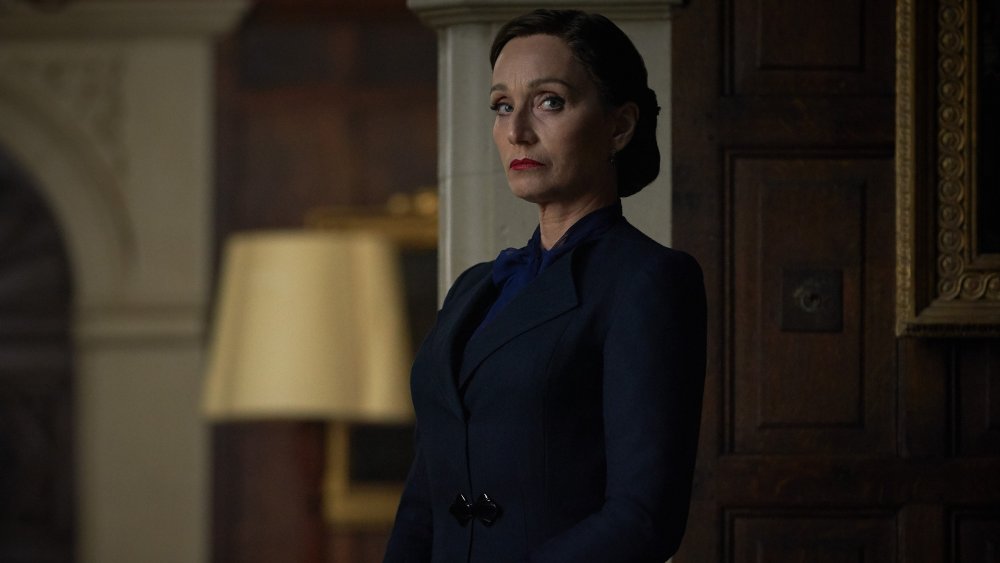 Kristin Scott Thomas as Mrs. Danvers in Rebecca