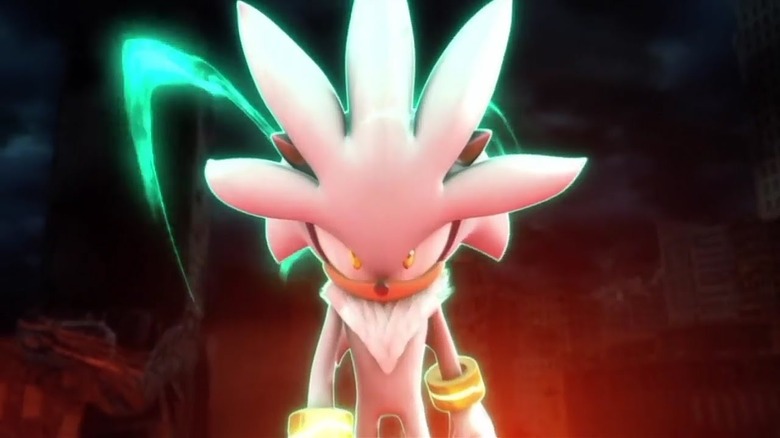 Silver the Hedgehog powering up