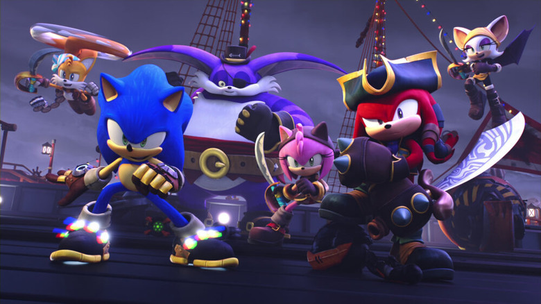 Sonic and friends ready to fight