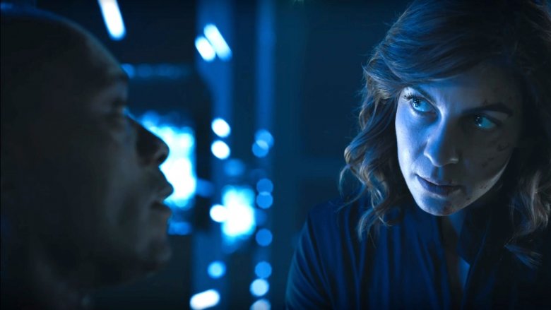 Fraser James and Natalia Tena in Origin