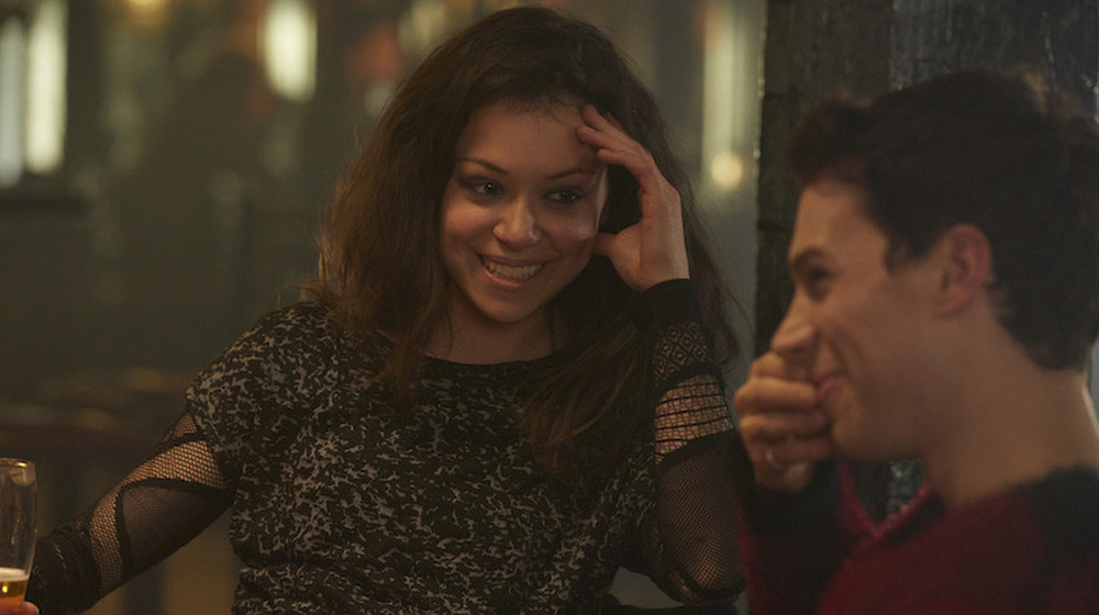 Orphan Black's Tatiana Maslany smiling