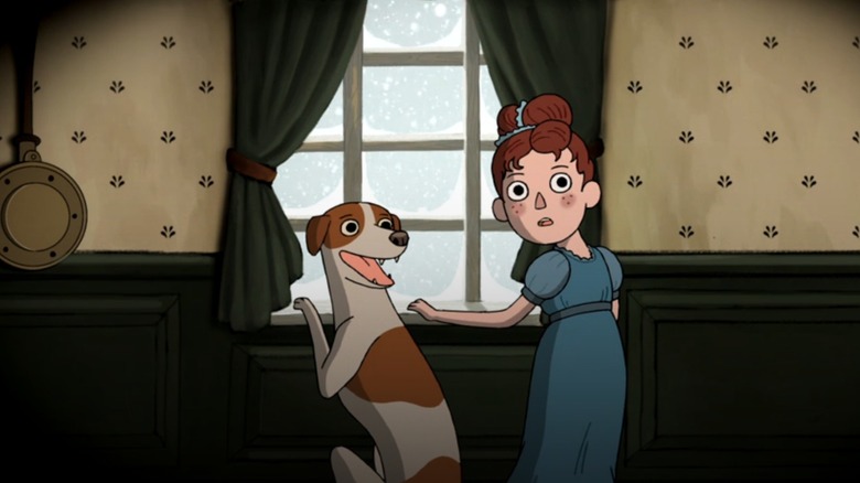 Beatrice human and dog