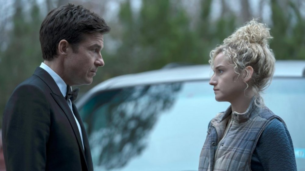 Jason Bateman as Marty Byrde and Julia Garner as Ruth Langmore on Ozark