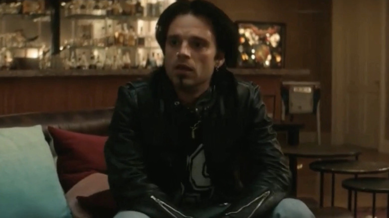 Tommy Lee Sebastian Stan goatee nose ring leather jacket