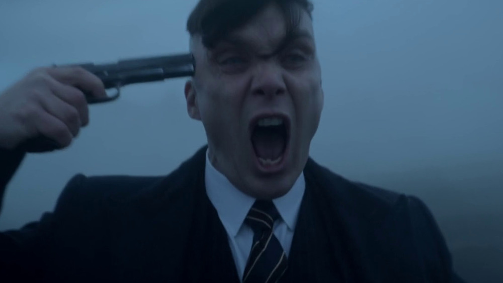 Tommy Shelby gun head