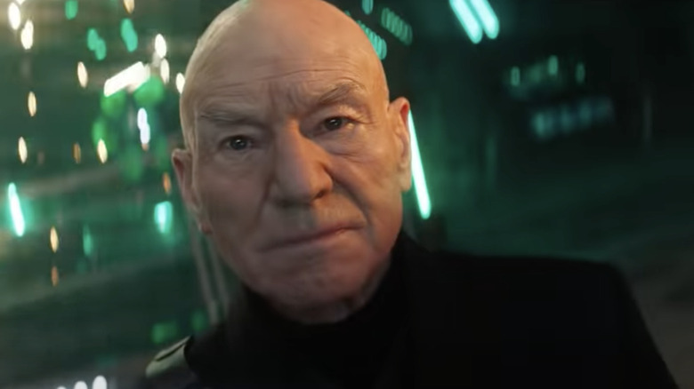 Patrick Stewart has his ship destroyed as Jean-Luc Picard on Picard
