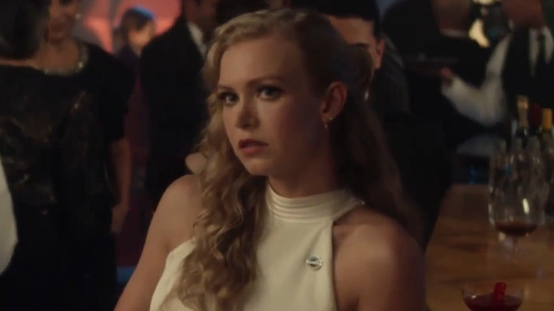 Penelope Mitchell attends a gala as astronaut Renee Picard in Star Trek Picard