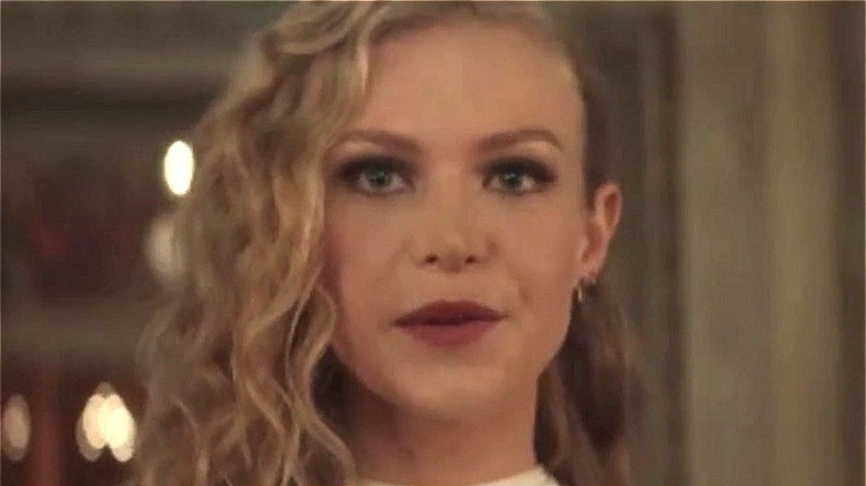 Penelope Mitchell attends a gala as astronaut Renee Picard in Star Trek Picard