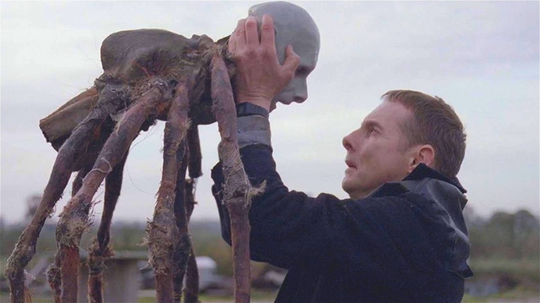 Philip holding Possum