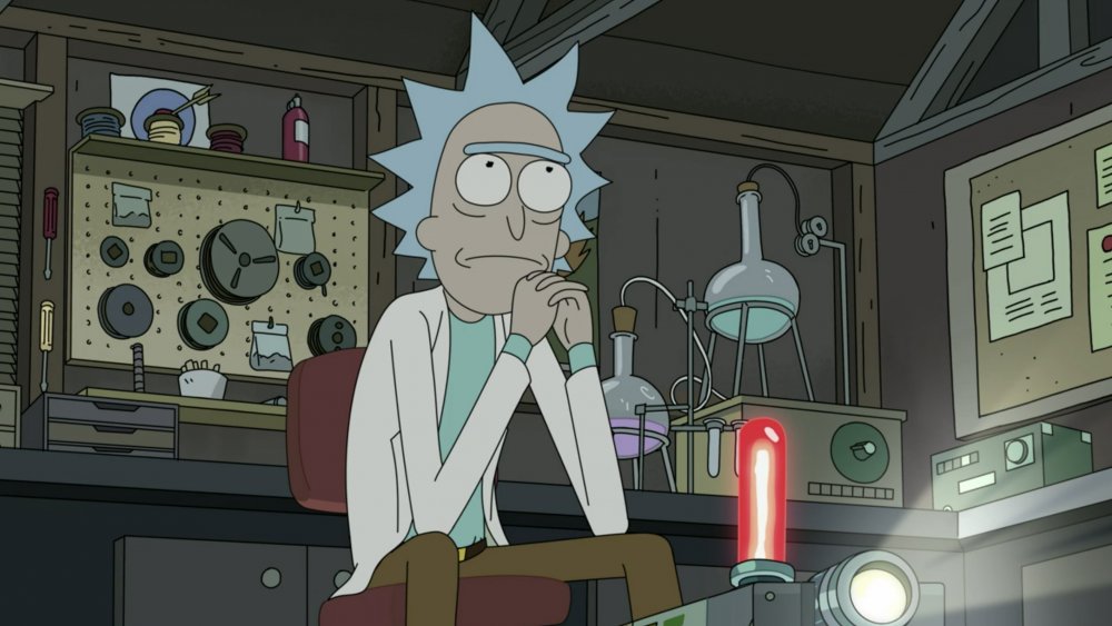 Rick thinking on the Rick and Morty season 4 finale