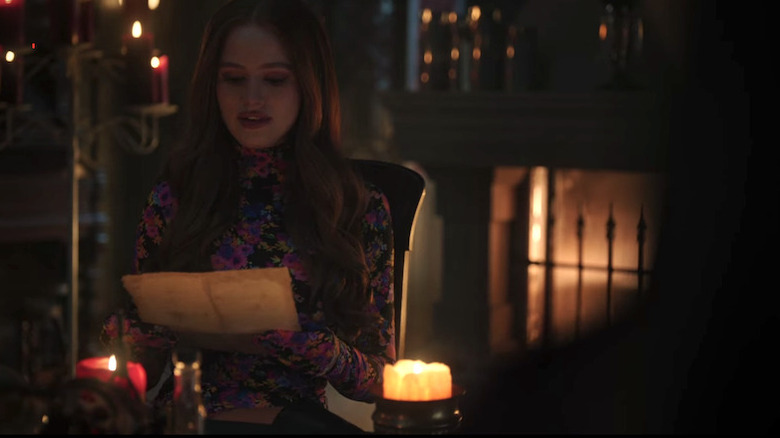 Cheryl Blossom reading the curse