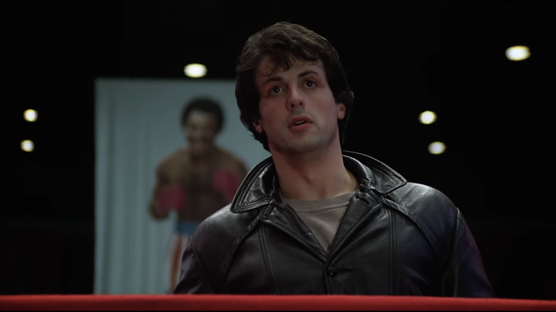 Rocky (Sylvester Stallone) in "Rocky"