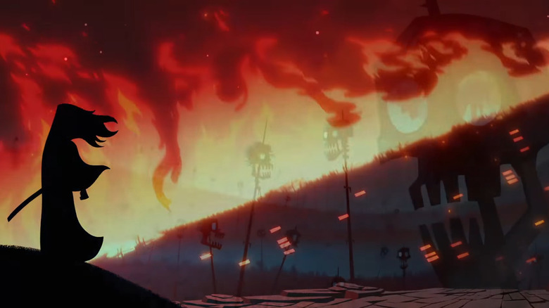 Samurai Jack has visions