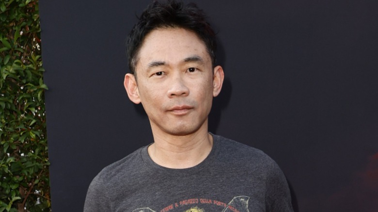 James Wan posing for photo