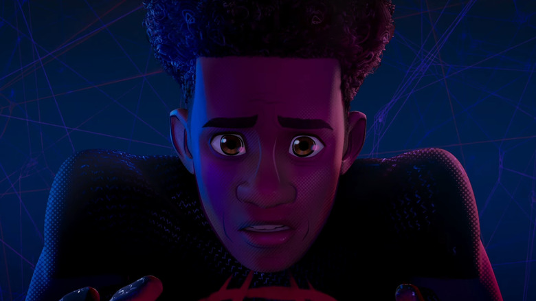 Miles Morales looks scared