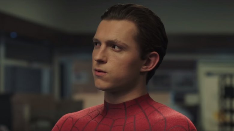 Tom Holland as Peter Parker in Spider-Man: Far From Home