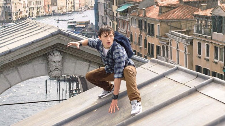 Tom Holland as Peter Parker in Spider-Man: Far From Home