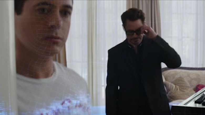 Robert Downey Jr. as Tony Stark in Captain America: Civil War