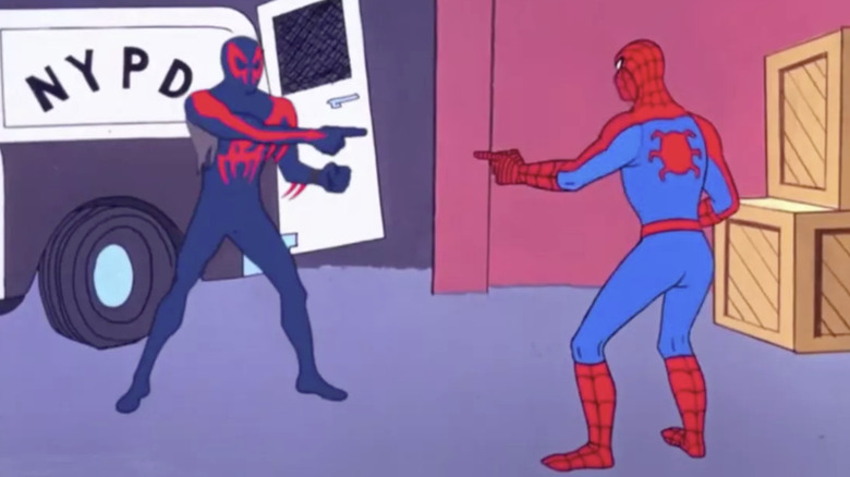 Dual Spider-Mans in "Spider-Man: Into the Spider-Verse"