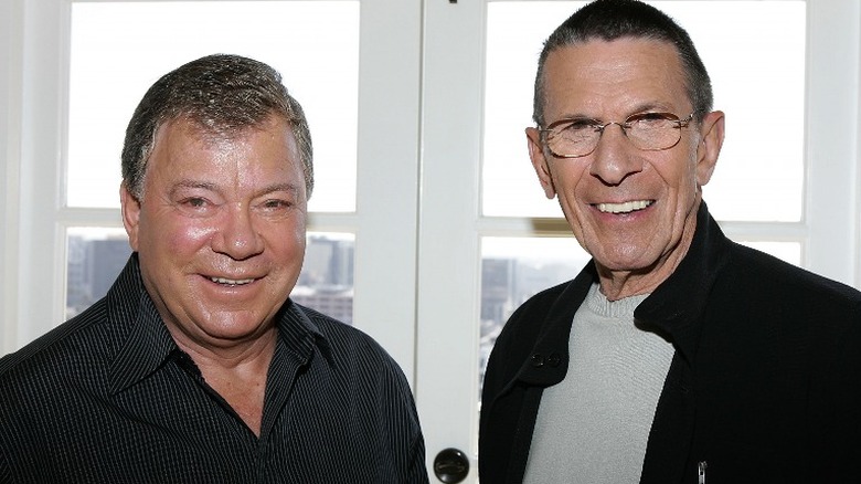 William Shatner and Leonard Nimoy smiling