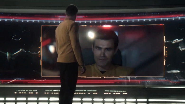 Kirk on the viewscreen