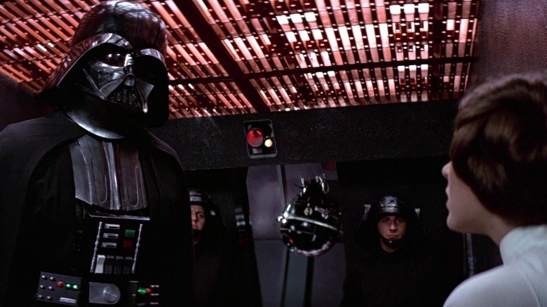 Vader interrogates Leia