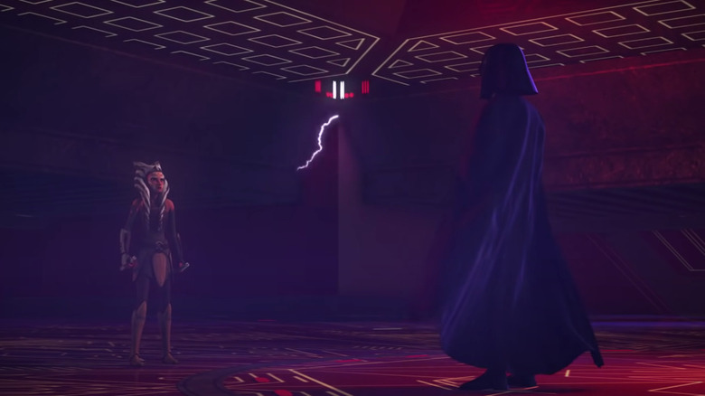 Ahsoka faces Darth Vader