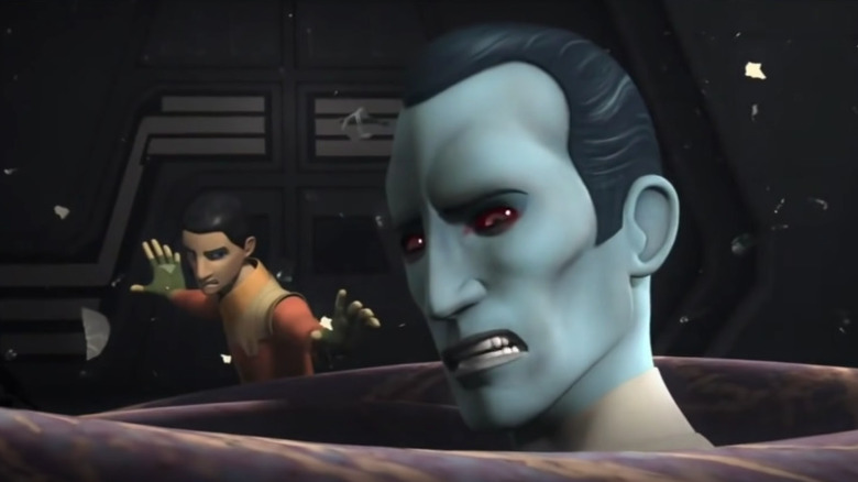 Ezra and Thrawn fight