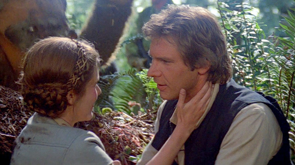 Hand and Leia talking Return of the Jedi