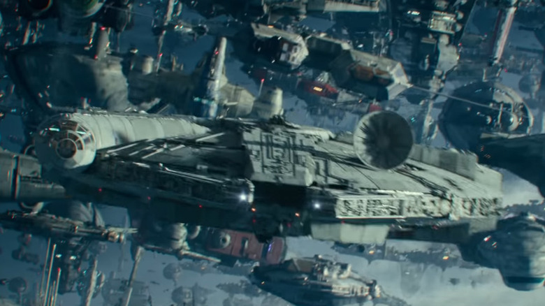 The massive Resistance fleet arrives in "Star Wars: The Rise of Skywalker"